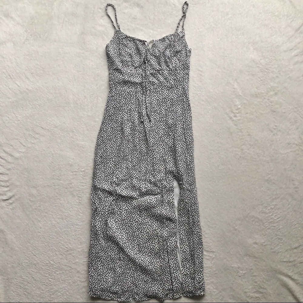 Cami Midi Dress in ditsy floral